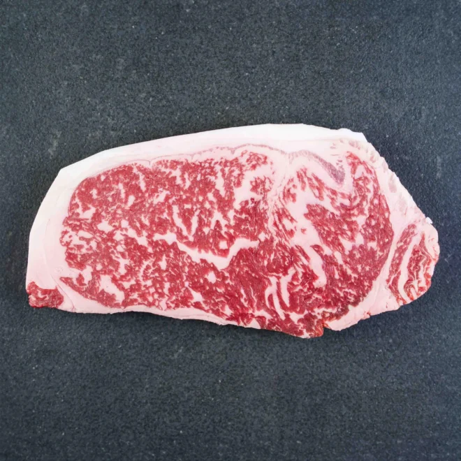 piece of striploin steak